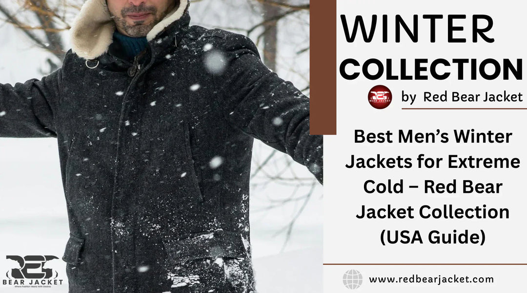 Best Men’s Winter Jackets for Extreme Cold – Red Bear Jacket Collection (USA Guide)