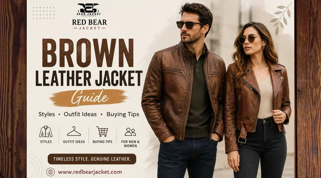 Brown Leather Jacket Guide: Styles, Outfit Ideas &amp; Buying Tips for Men and Women