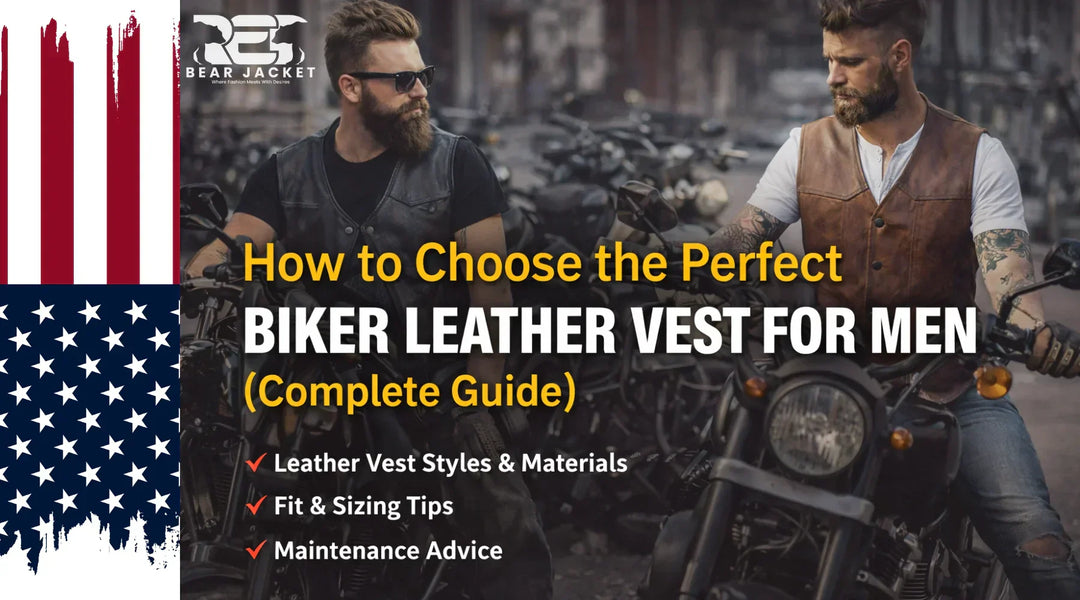 How to Choose the Perfect Biker Leather Vest for Men