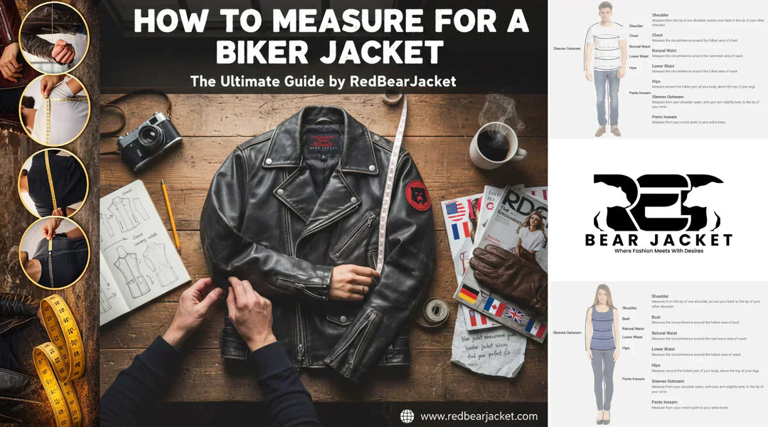how to measure for a biker jacket