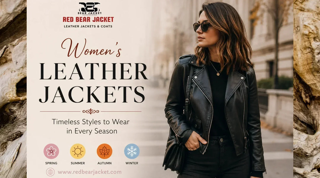 Women's Leather Jackets Timeless Styles to Wear in Every Season