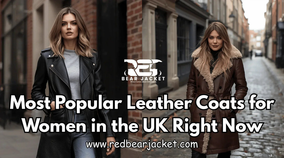 Most Popular Leather Coats for Women in the UK Right Now