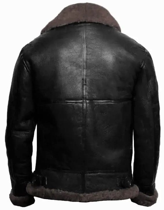 Men's Flying Pilot Bomber Leather Jacket-Shearl Jacket-Aviator Jacket-Shearling Jacket-Shearl Jacket-Real Leather Jacket-Man Leather Jacket