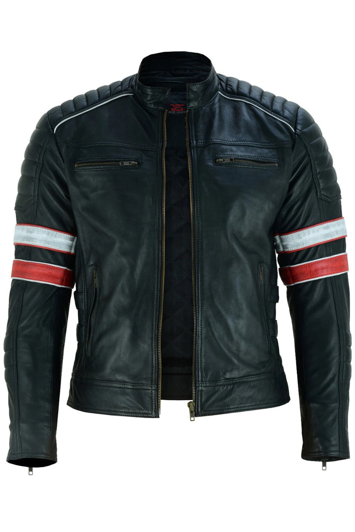 Black Biker Leather Jacket