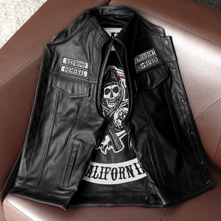 Jax Teller Leather Vest