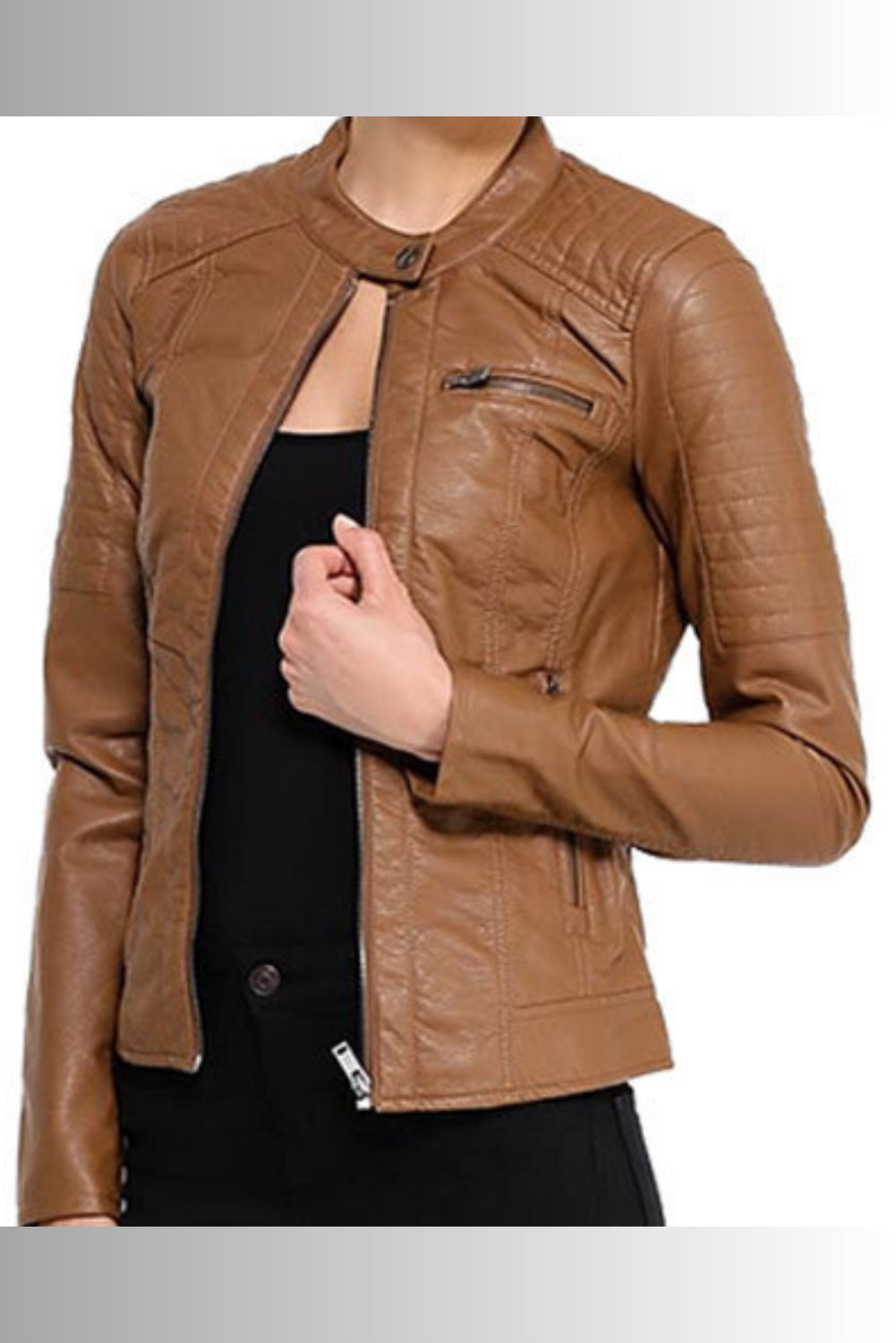 RedBearJacket women's leather biker jacket