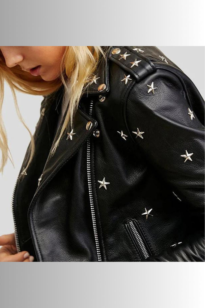 Star Leather Jacket