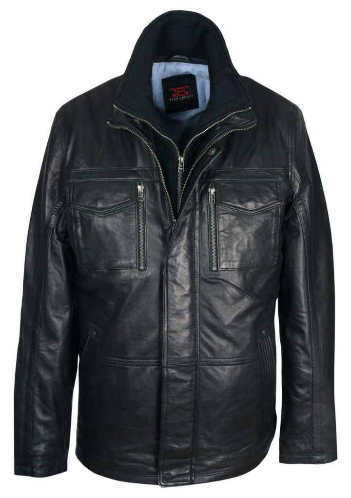 Three Quarter Leather Jacket