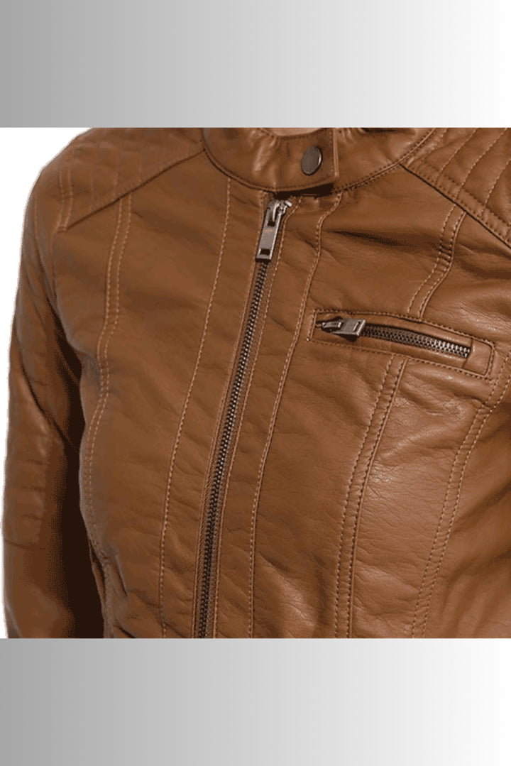 biker jacket women RedBearJacket