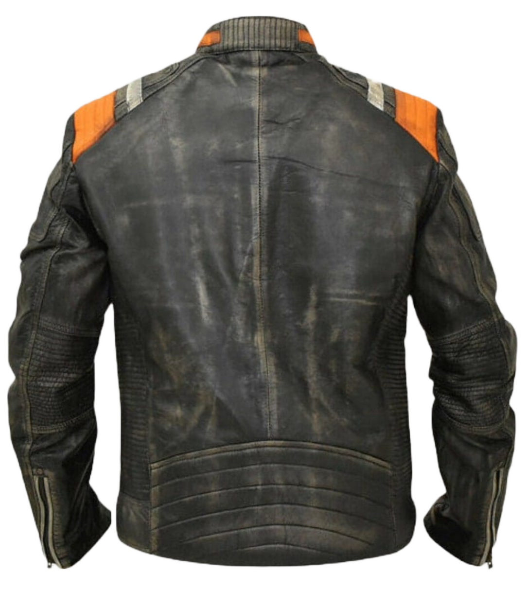 bladk leather jacket men