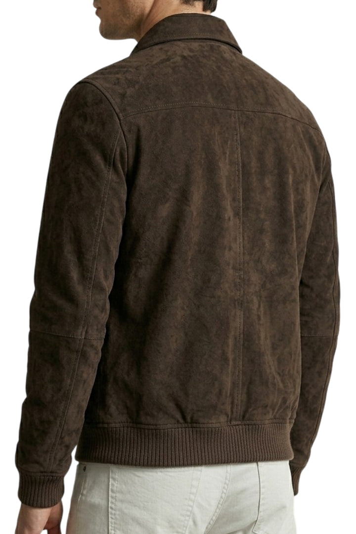 bomber suede jacket mens