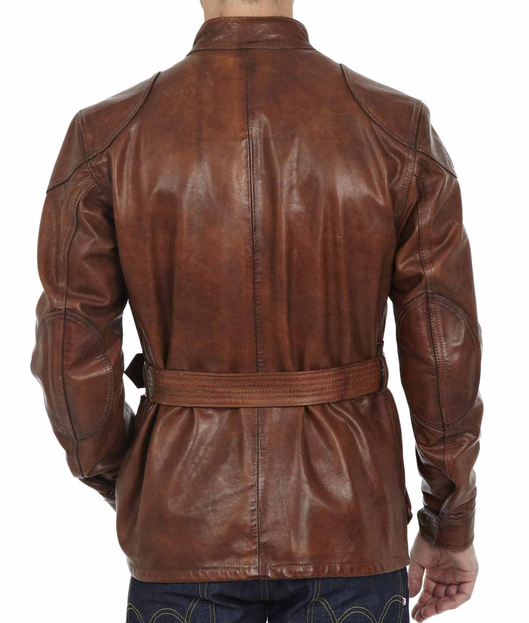The Curious Case Of Benjamin Button Panther Jacket-Benjamin Button Brad Pitt Motorcycle Leather Jacket-Men's Leather Jacket-Brown Leather Jacket