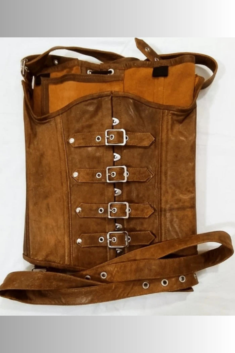 brown corset