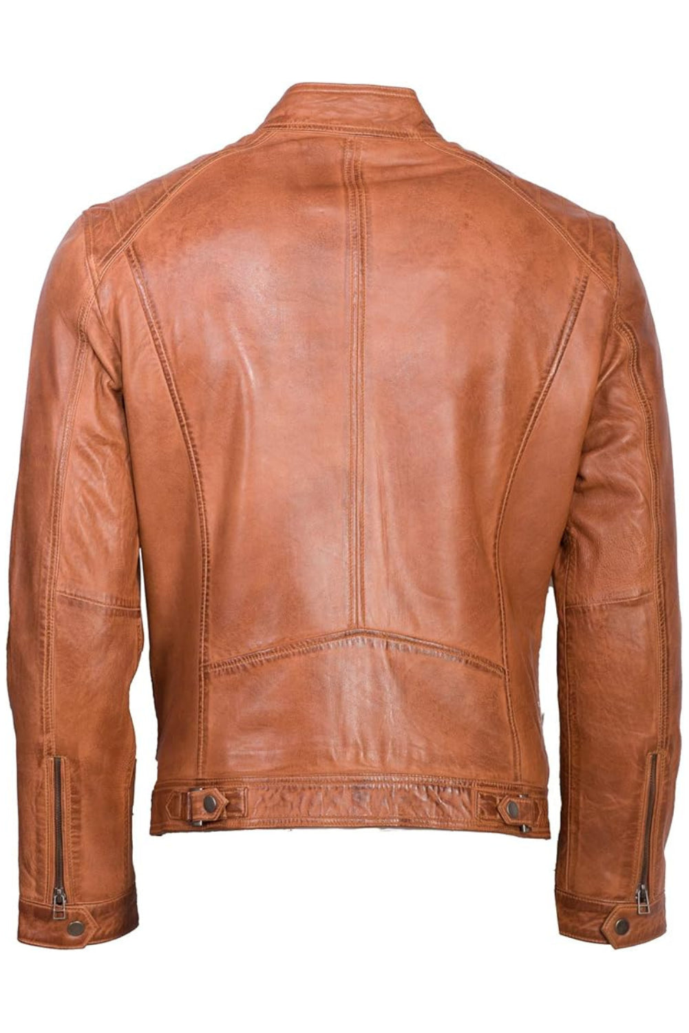 brown leather red bear jacket jacket