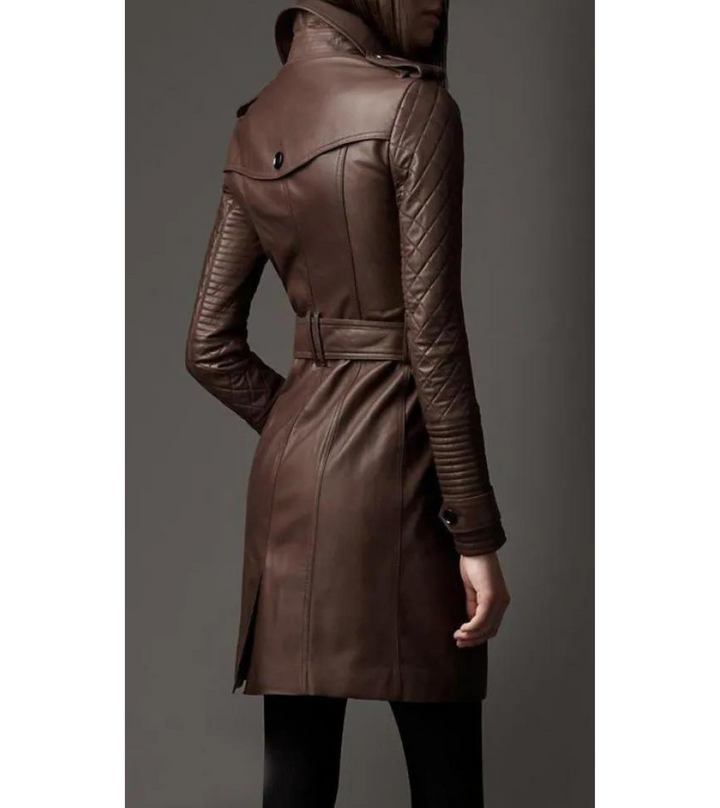 brown trench coat women