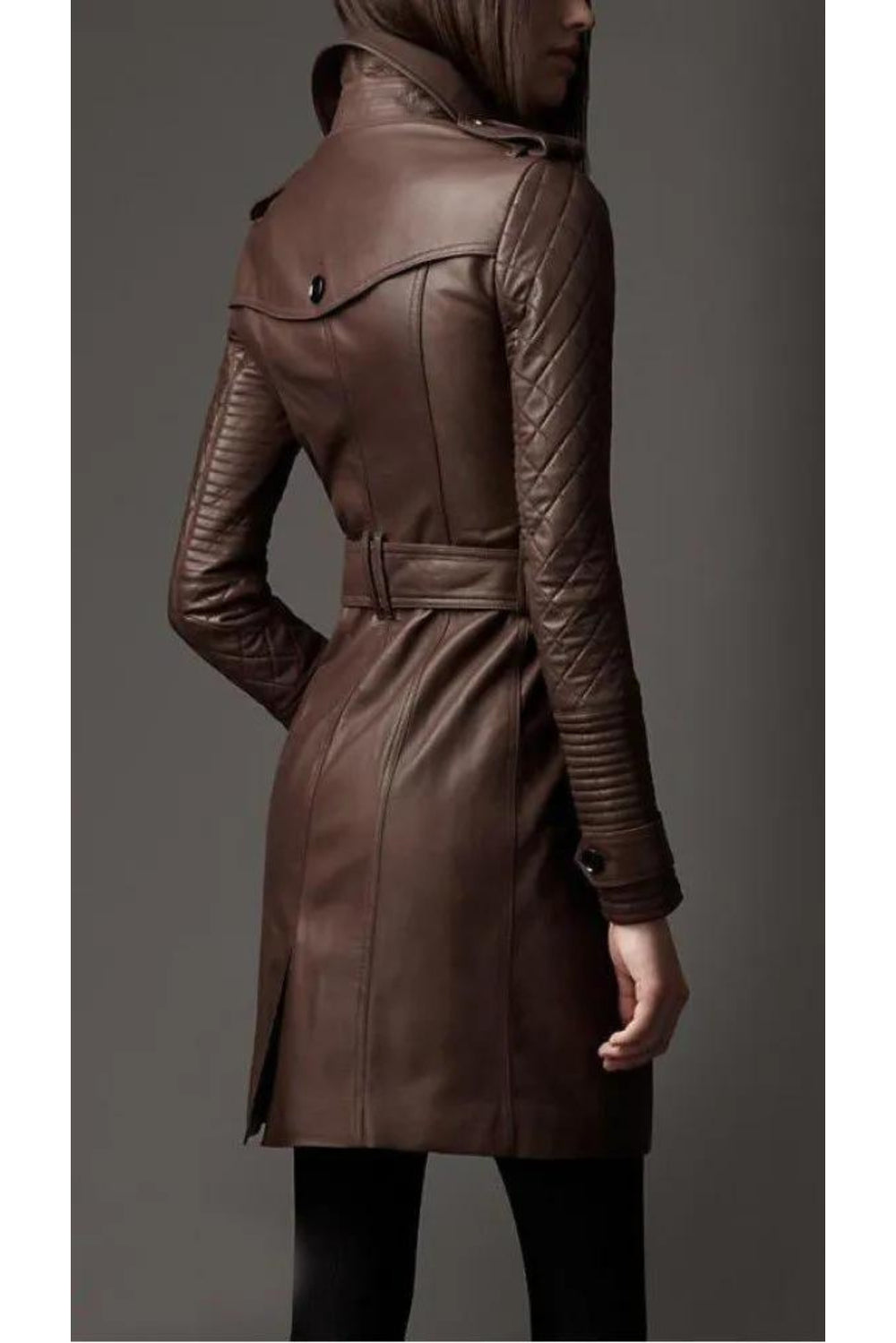 brown trench coat women