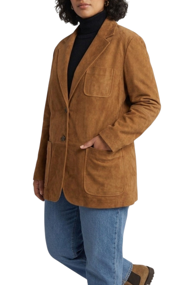 leather blazer