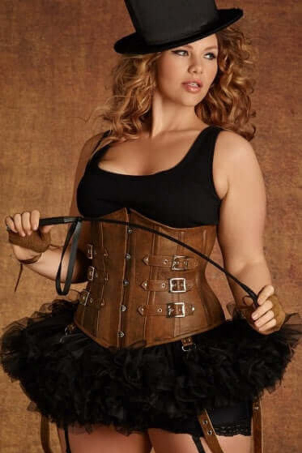 leather corset