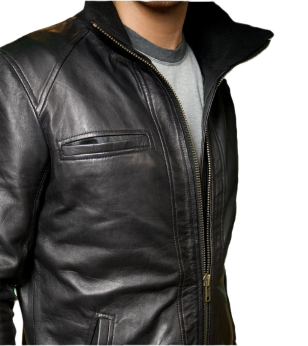 leather designer jacket