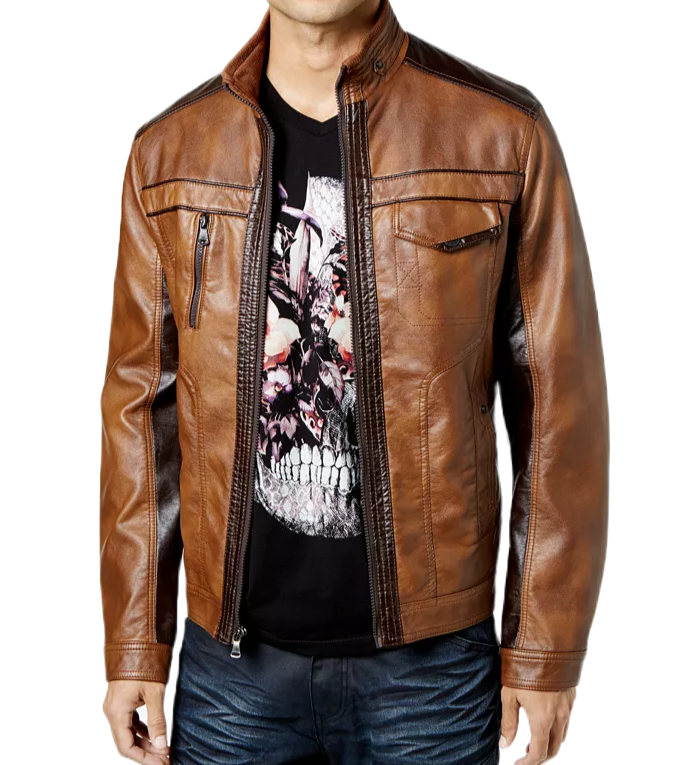 leather jacket men