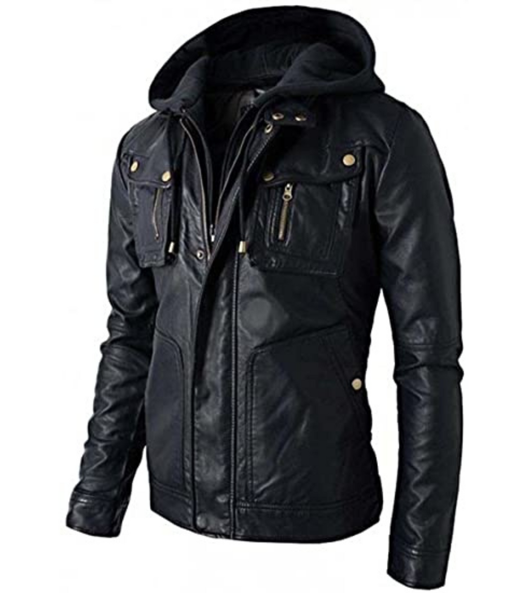 Herren Cafe Racer Vintage Braune Lederjacke für Herren | Gesteppte braune Biker-Lederjacke für Herren – Geschenk für Ihn – Vatertagsgeschenk – Weihnachtsgeschenk