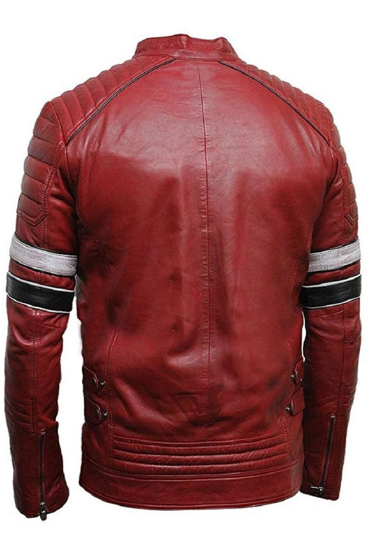 leatherjacket with red