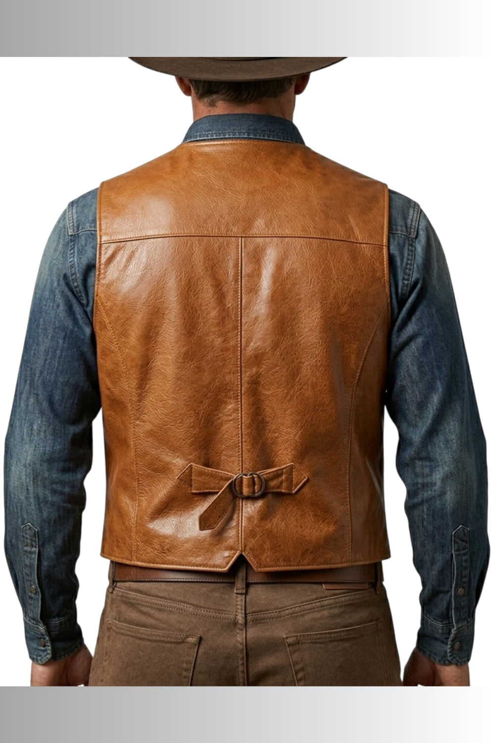 leather vest men