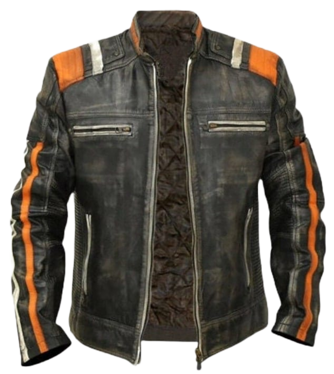 man leather jacket