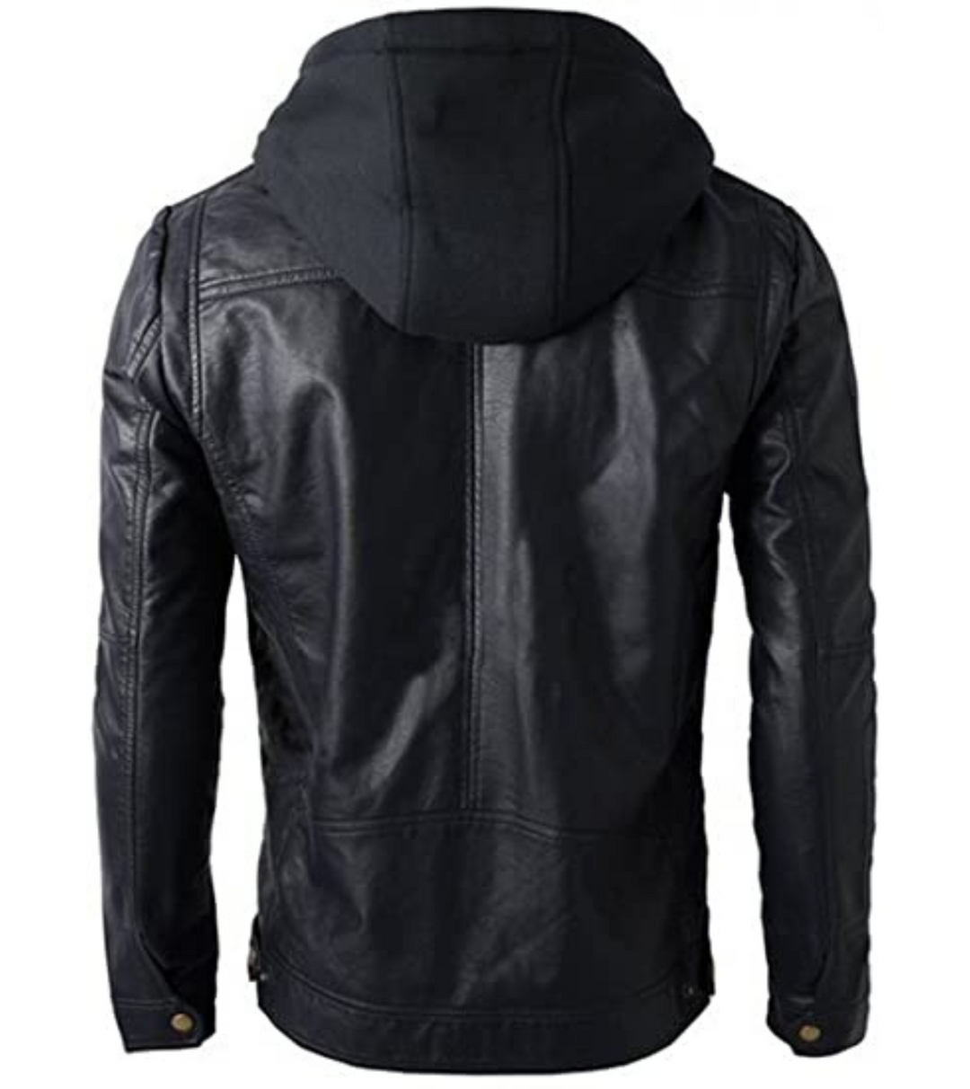 Herren Cafe Racer Vintage Braune Lederjacke für Herren | Gesteppte braune Biker-Lederjacke für Herren – Geschenk für Ihn – Vatertagsgeschenk – Weihnachtsgeschenk