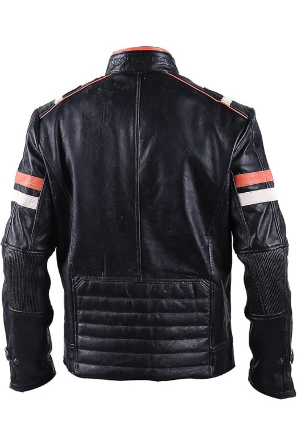 mens quilted leather jacket