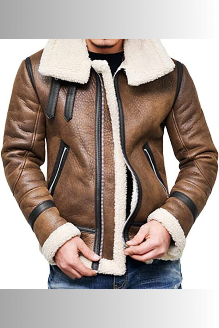 mens shearling jacket