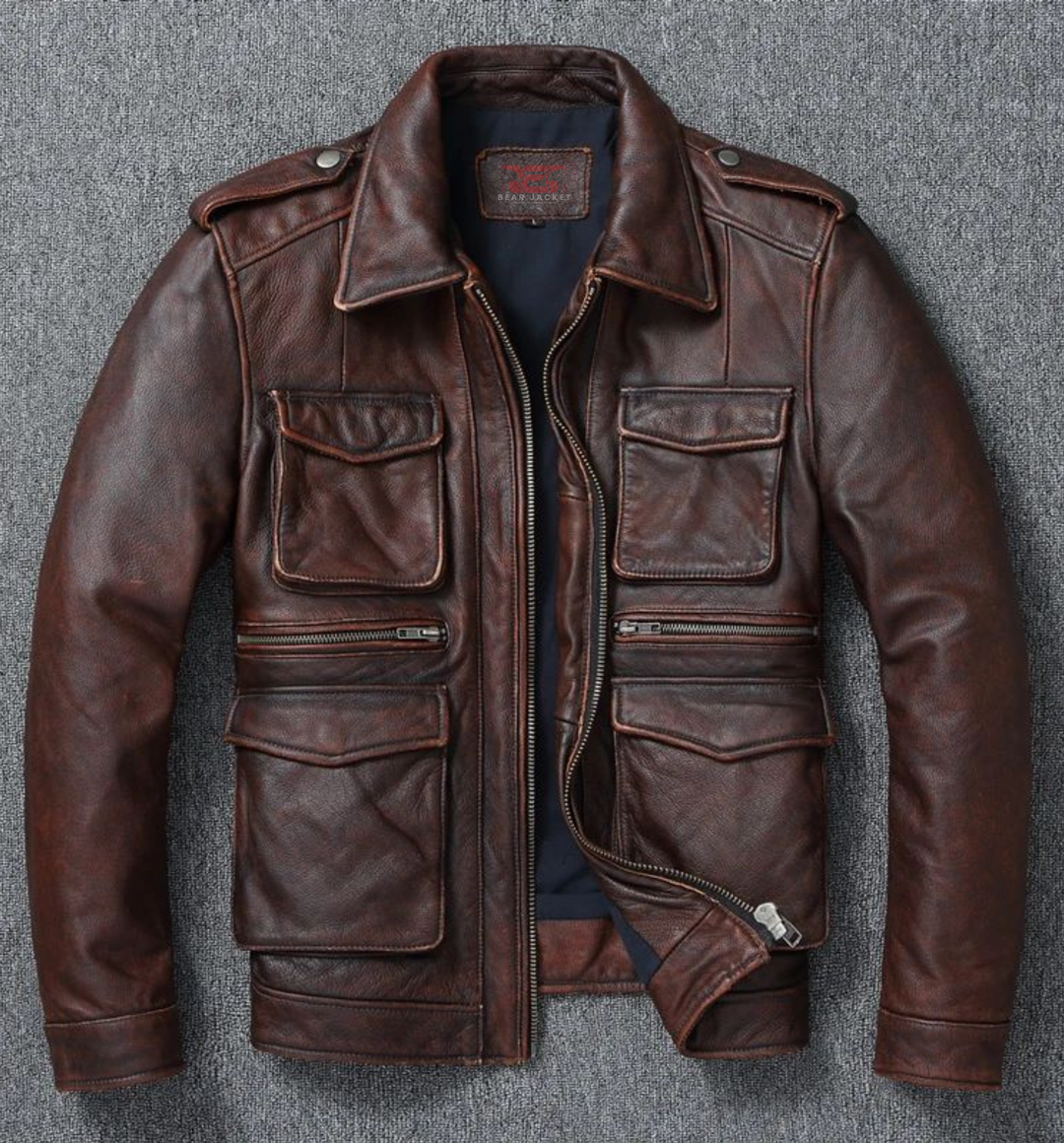 mens leather jacket