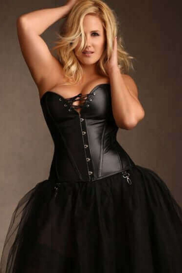overbust corset plus size