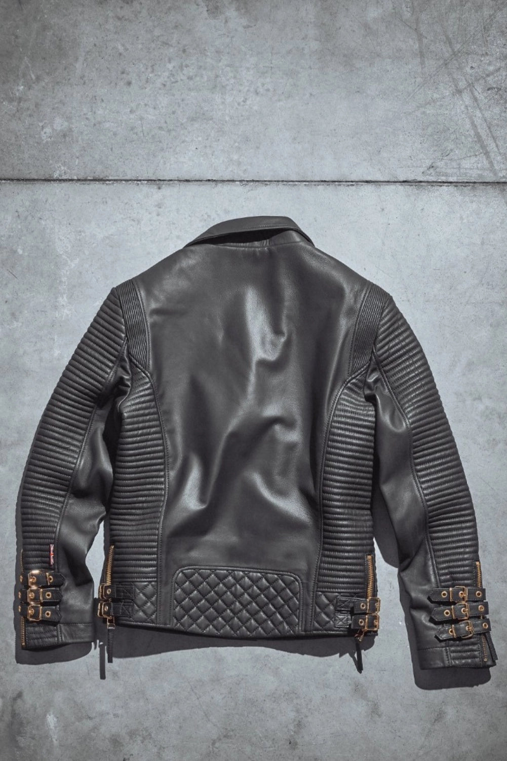 quilted leather jacket