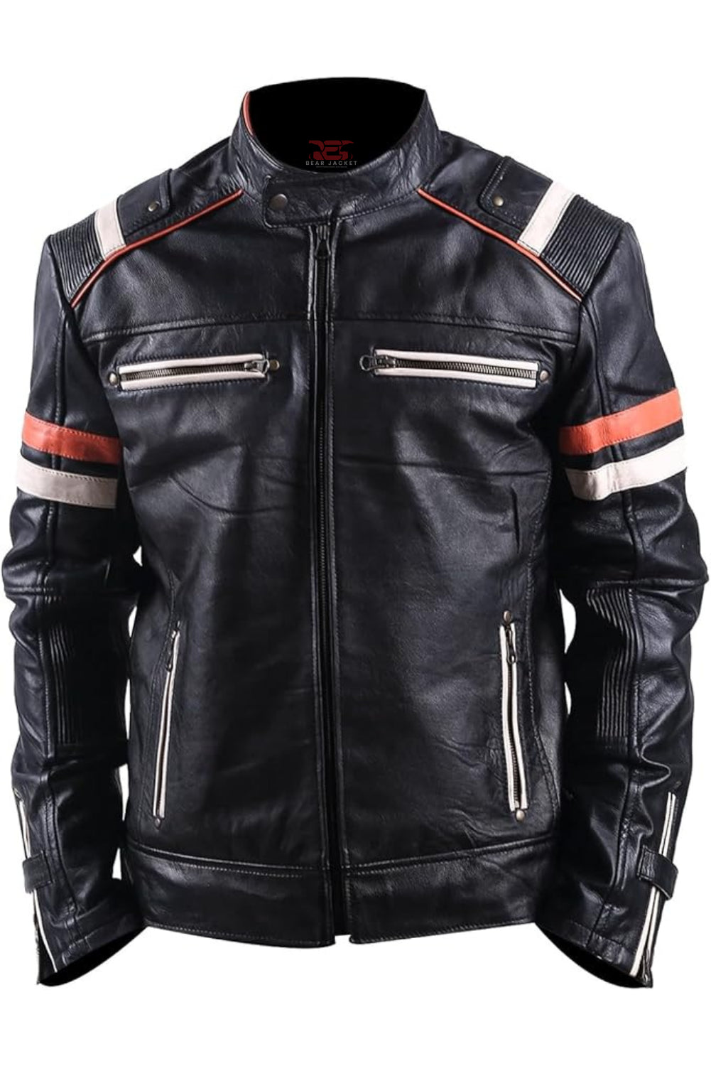 quilted leather jacket mens