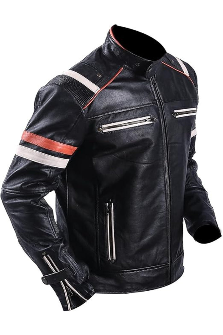 quilted leather jacket