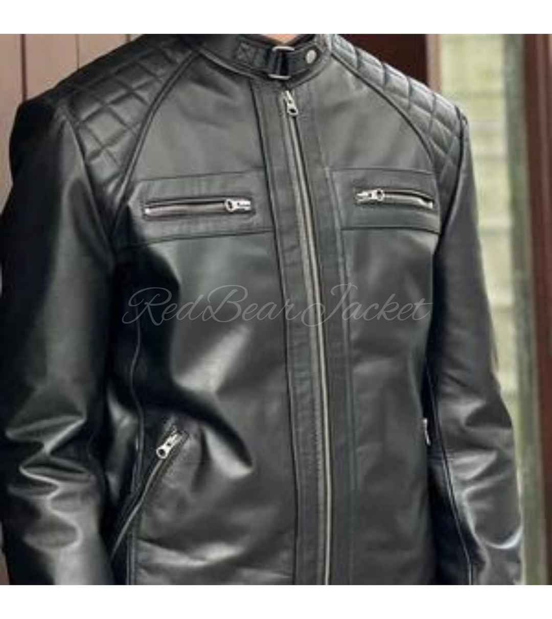 real leather jacket mens