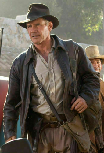Harrison Ford Echte Schafslederjacke-Indiana Jones Distressed Brown Vintage Lederjacke-Herrenlederjacke-Lederjacke Herren