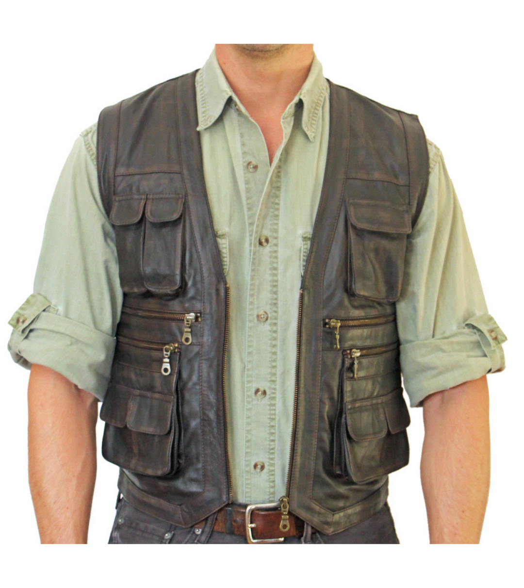 safari vest mens