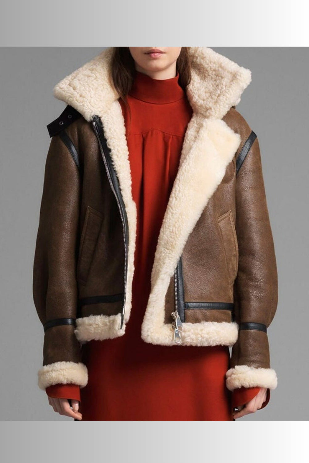 shearling jacket women