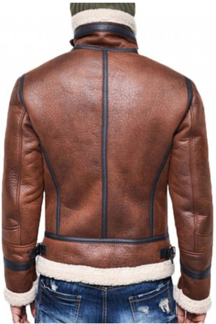 shearling leather jacket