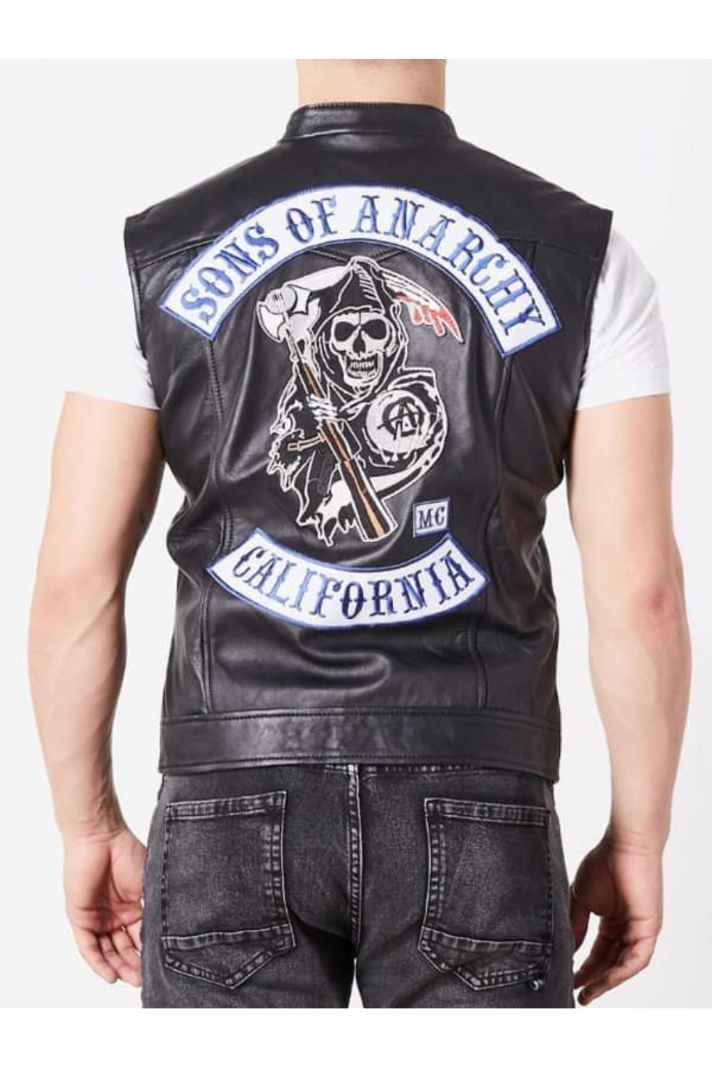 Men's Sons Of Anarchy Vest | Charlie Hunnam | California Vest Men's Sons Of Anarchy Vest | Charlie Hunnam | California Vest
