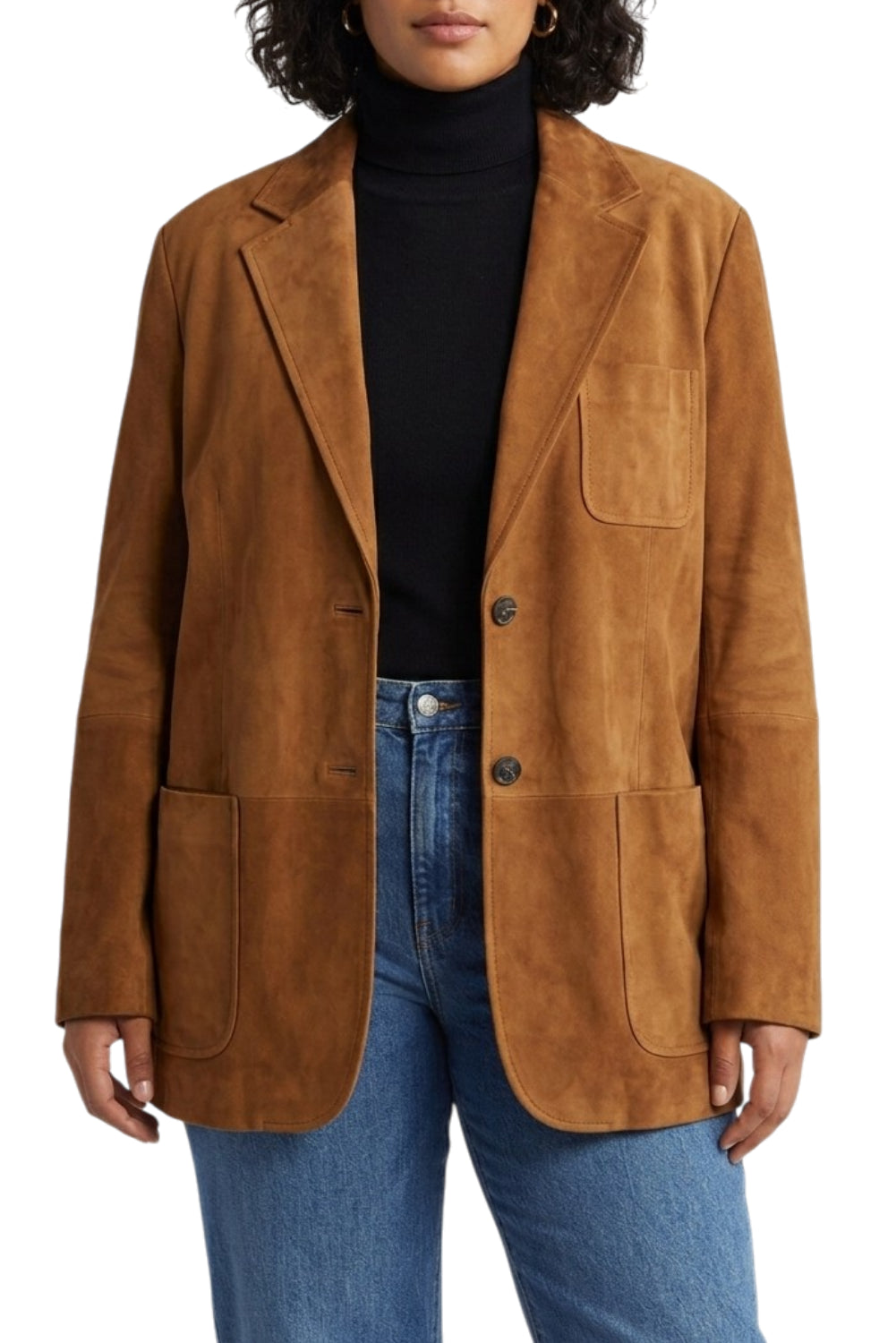 suede blazer