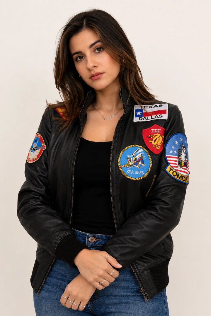 top gun flight jacket