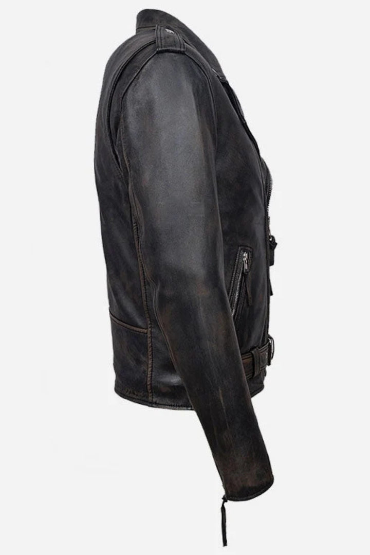 vintage leather jacket mens