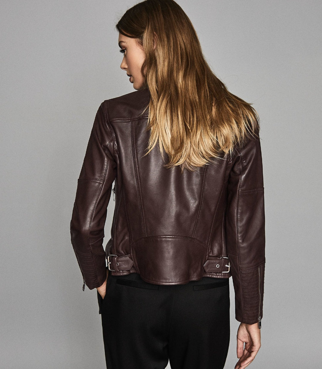 Women's Cafe Brown Leather Jacket-Genuine Sheep Leather Jacket Women-Woman Leather Jacket-Leather Jacket Woman-Christmas Day Gift-Gift For Her