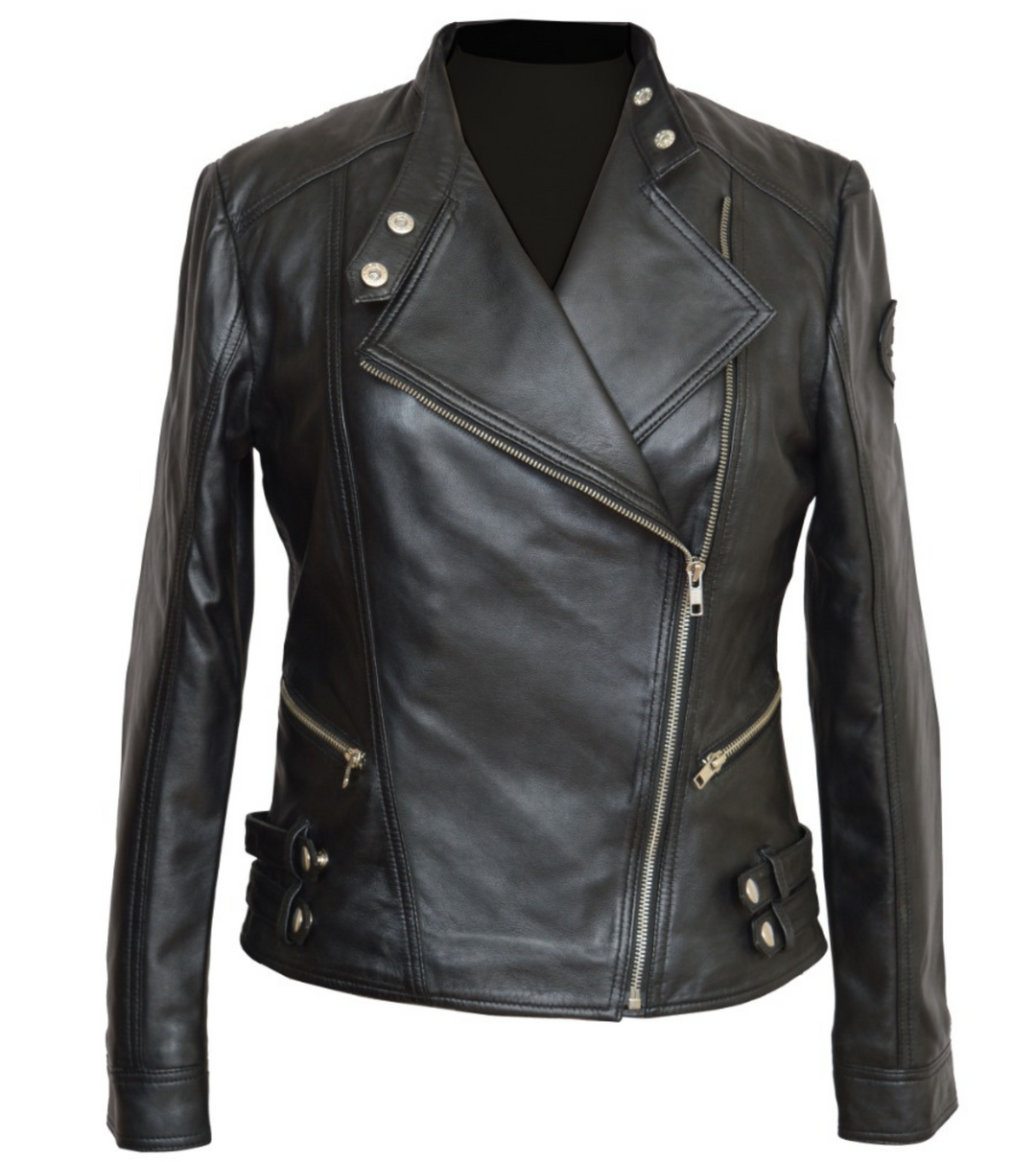 women leather jacket